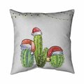 Begin Home Decor 26 x 26 in. Christmas Cactus-Double Sided Print Indoor Pillow 5541-2626-HO17